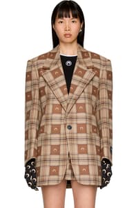 Picture of Moon Checks Jacquard Boxy Jacket