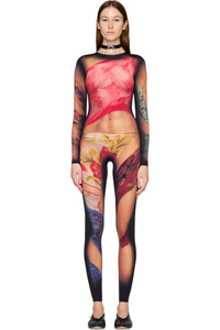 Picture of Recycled Draped Statue Jersey Catsuit