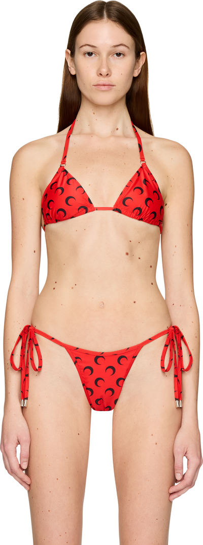 Marine Serre Swimwear Jersey Bikini