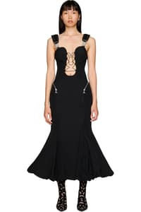 Picture of Recycled Nylon Bustier Midi Dress