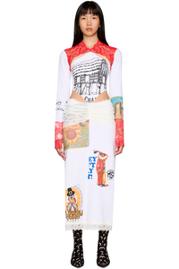 Picture of Regenerated T-Shirts & Lace Midi Dress