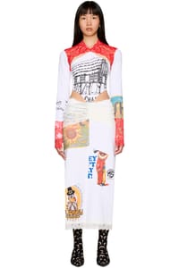 Picture of Regenerated T-Shirts & Lace Midi Dress