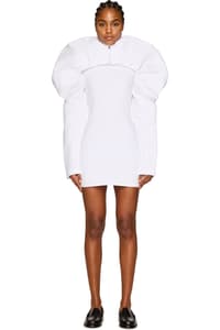 Picture of Oversized Ruched Jersey Mini Dress