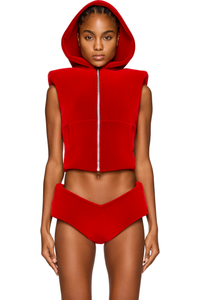 Picture of Padded Waistcoat Hoodie