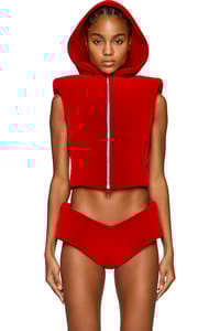 Picture of Padded Waistcoat Hoodie