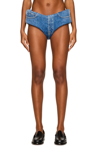 Picture of Padded Hot Pants Denim Shorts