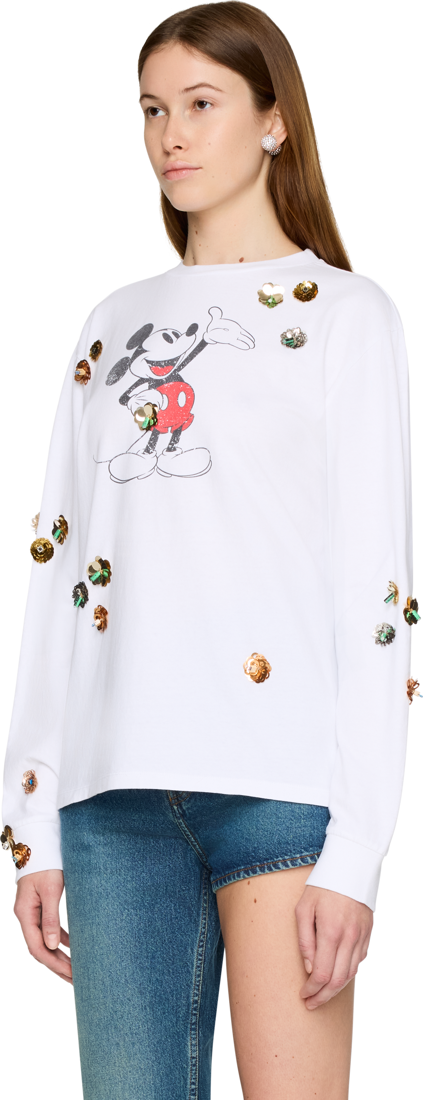 Coperni Disney x Coperni Mickey Long-Sleeved T-Shirt