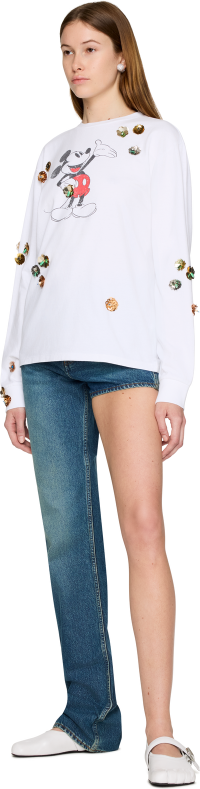 Coperni Disney x Coperni Mickey Long-Sleeved T-Shirt
