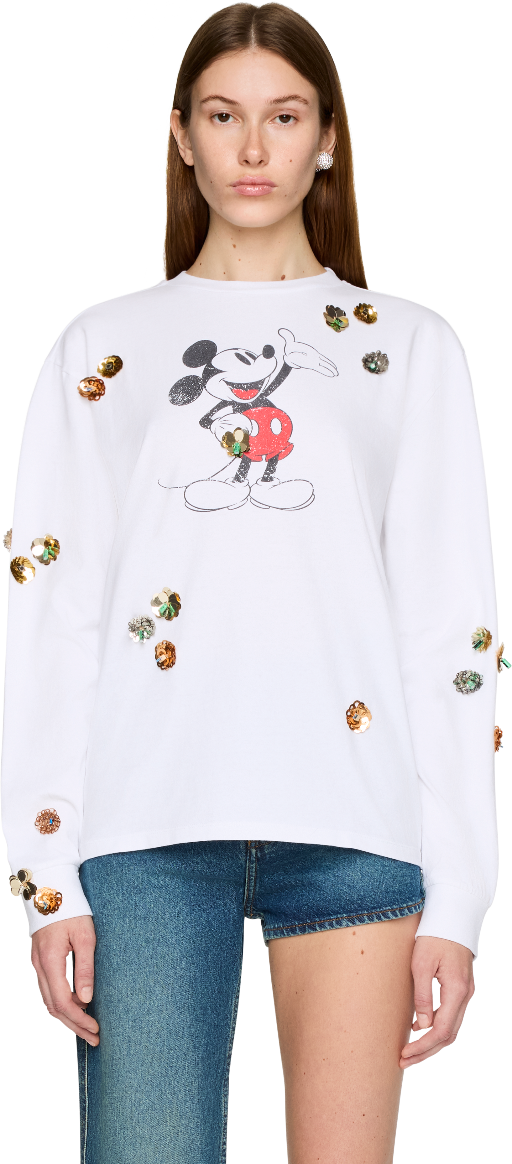 Coperni Disney x Coperni Mickey Long-Sleeved T-Shirt