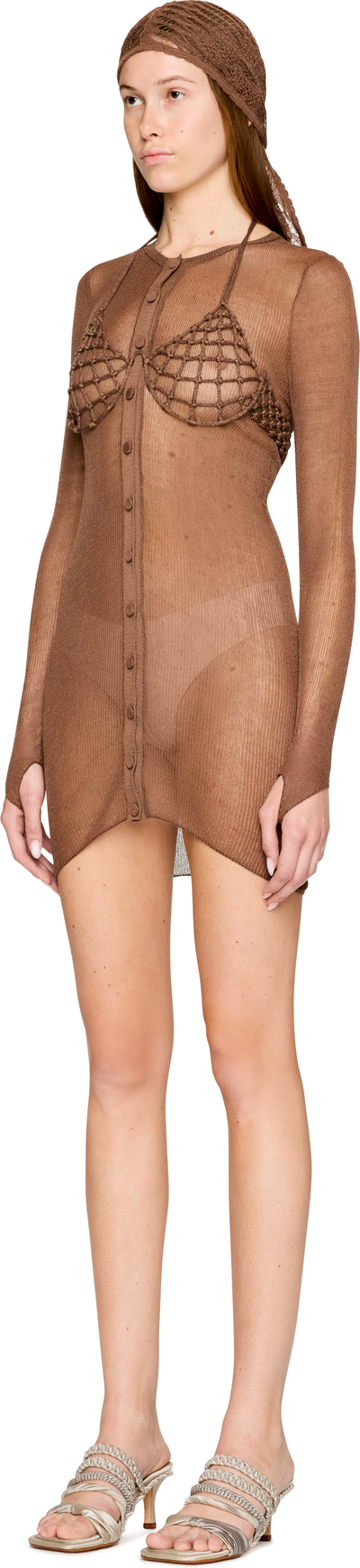 Isa Boulder Ricepaper Cardigan Mini Dress