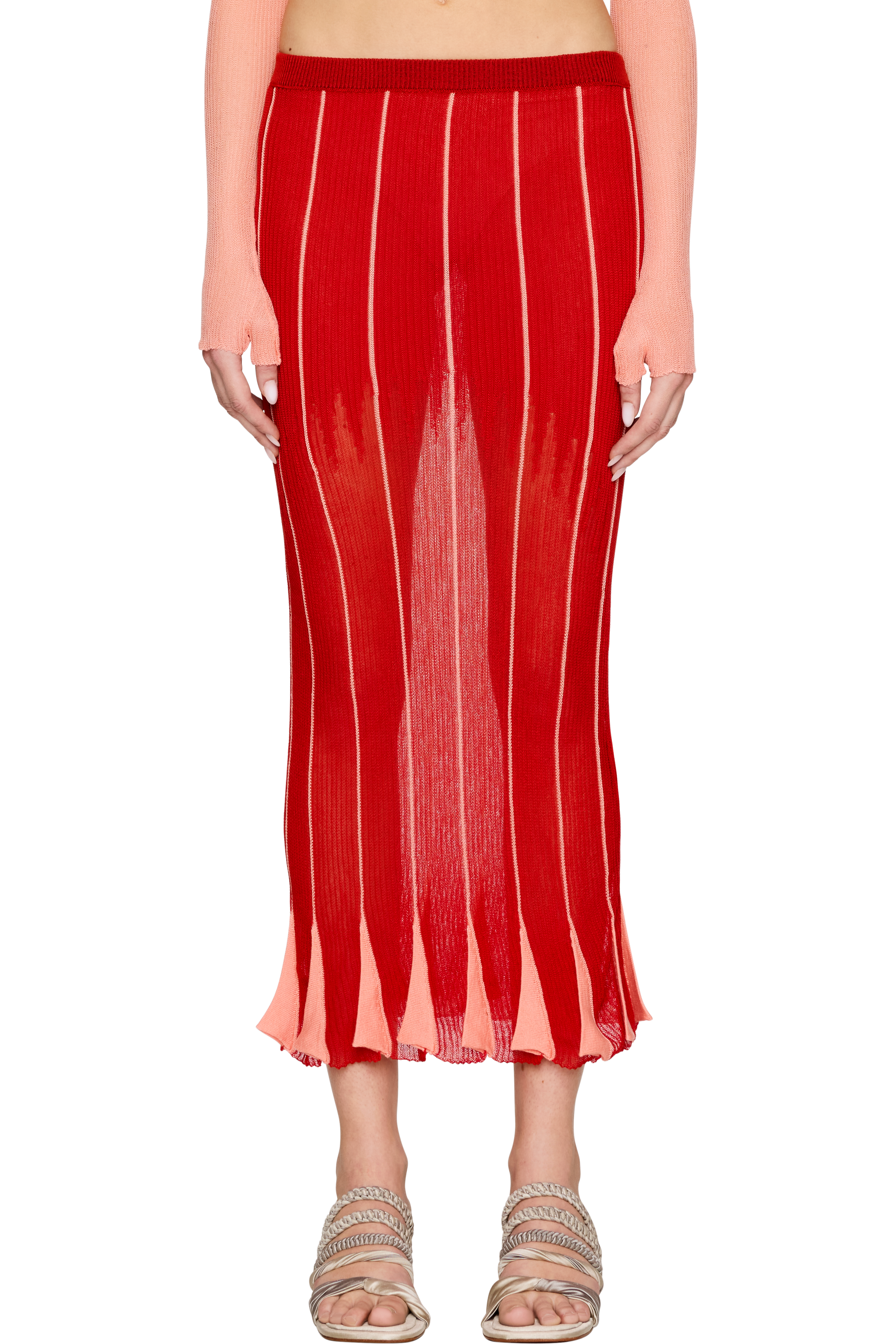 Picture of Pleating Maxi Skirt
