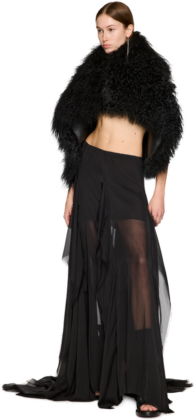 Ann Demeulemeester Bereta Shearling Waistcoat Vest