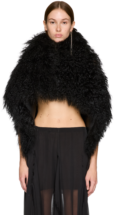 Ann Demeulemeester Bereta Shearling Waistcoat Vest