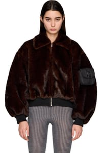 Picture of Faux Fur Bomber Jacket
