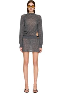 Picture of Buckle Cut-Out Mini Dress