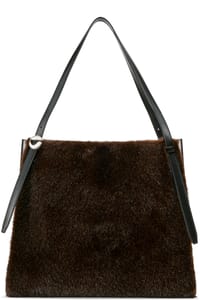 Picture of Faux Fur Belt Tote Bag