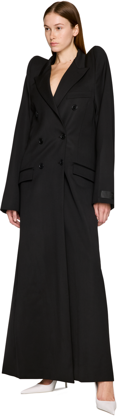VETEMENTS Tight Shoulder Tailored Trench Coat