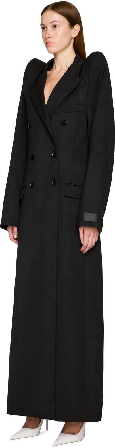 VETEMENTS Tight Shoulder Tailored Trench Coat