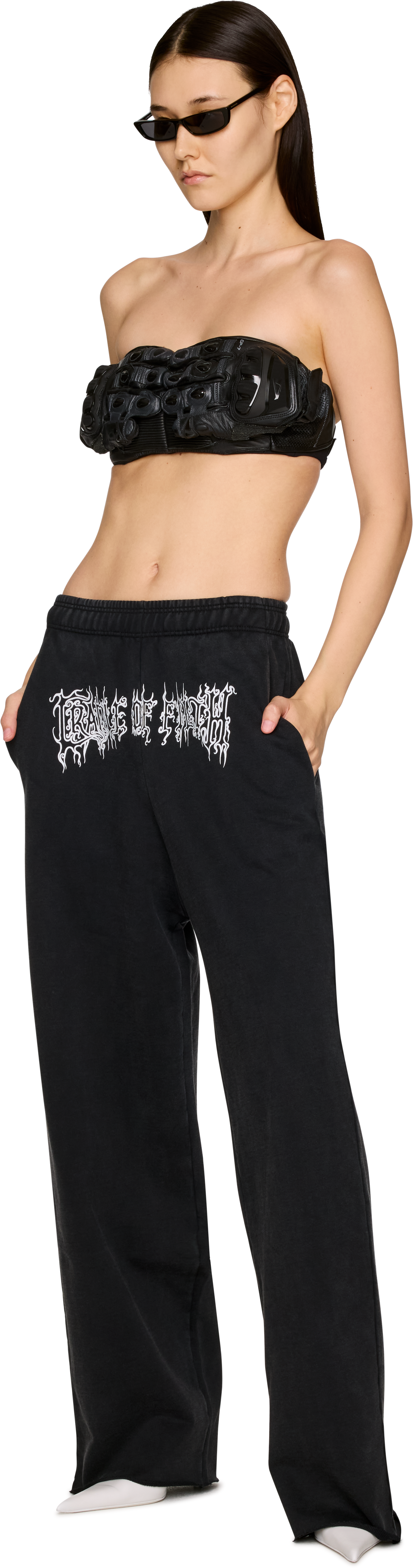 VETEMENTS Biker Gloves Bra Top