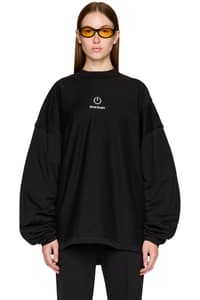 Picture of Shut Down' Embroidered Reworked Longsleeve T-Shirt