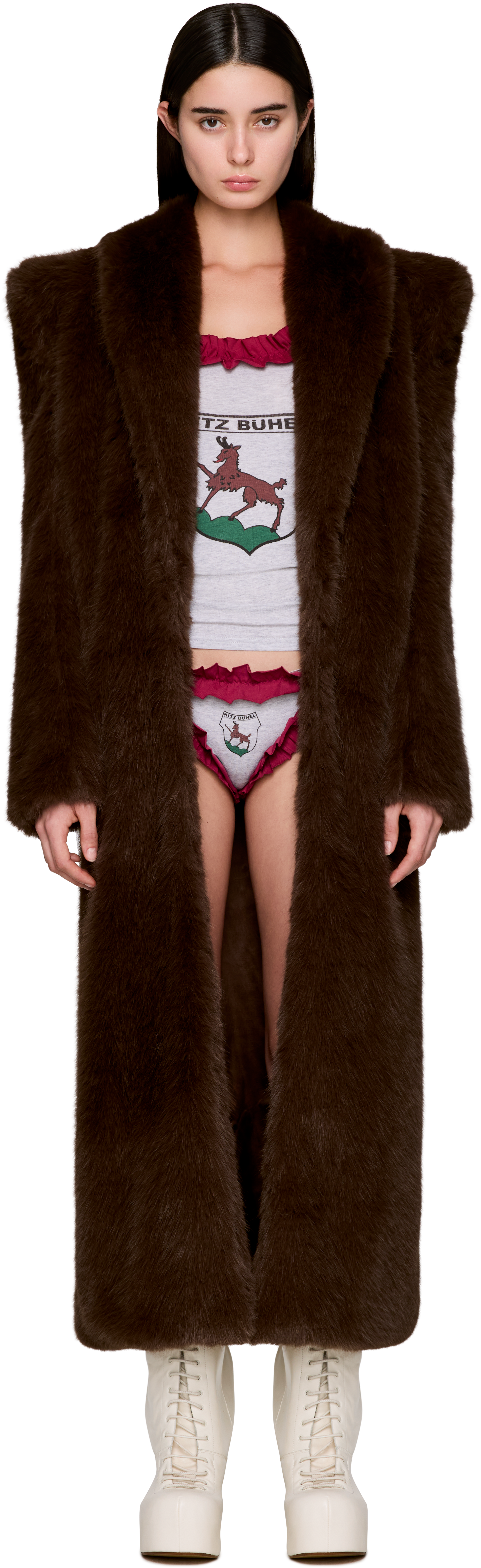 Laura Andraschko St. Anton Faux-Fur Coat