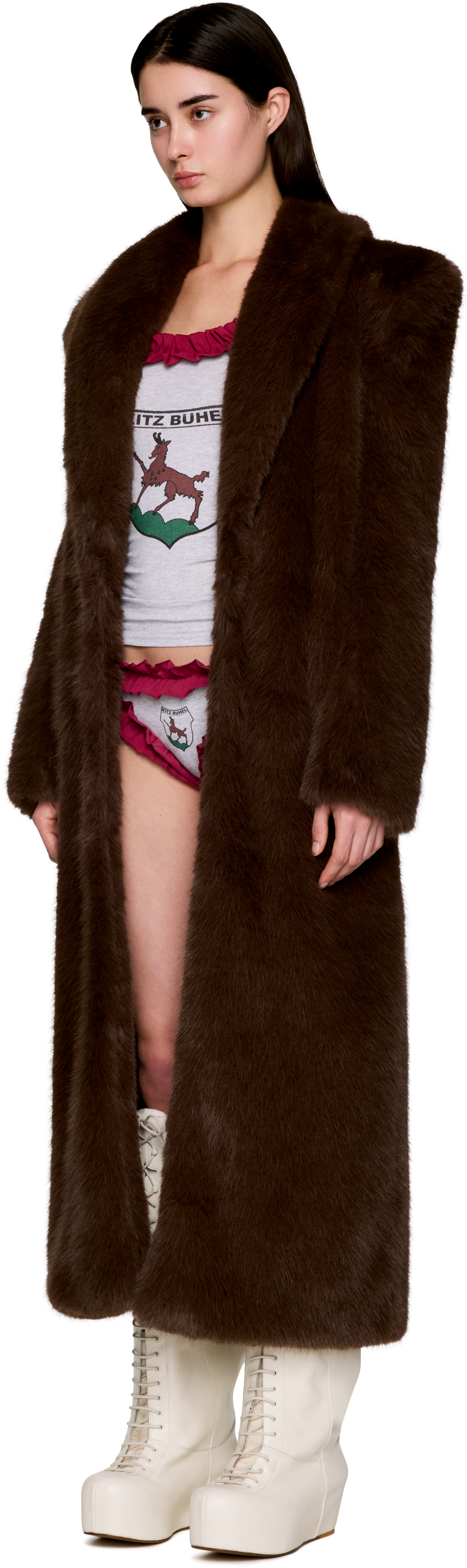 Laura Andraschko St. Anton Faux-Fur Coat