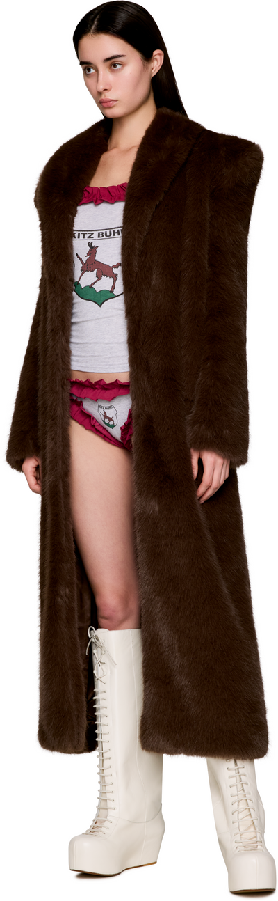 Laura Andraschko St. Anton Faux-Fur Coat