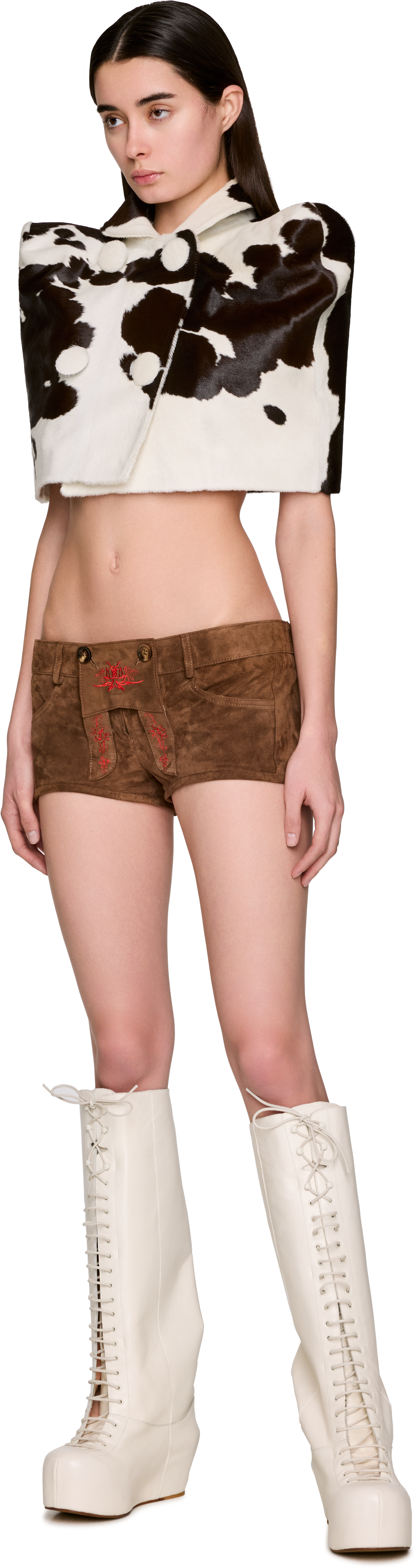 Laura Andraschko Lederhosen Leather Shorts