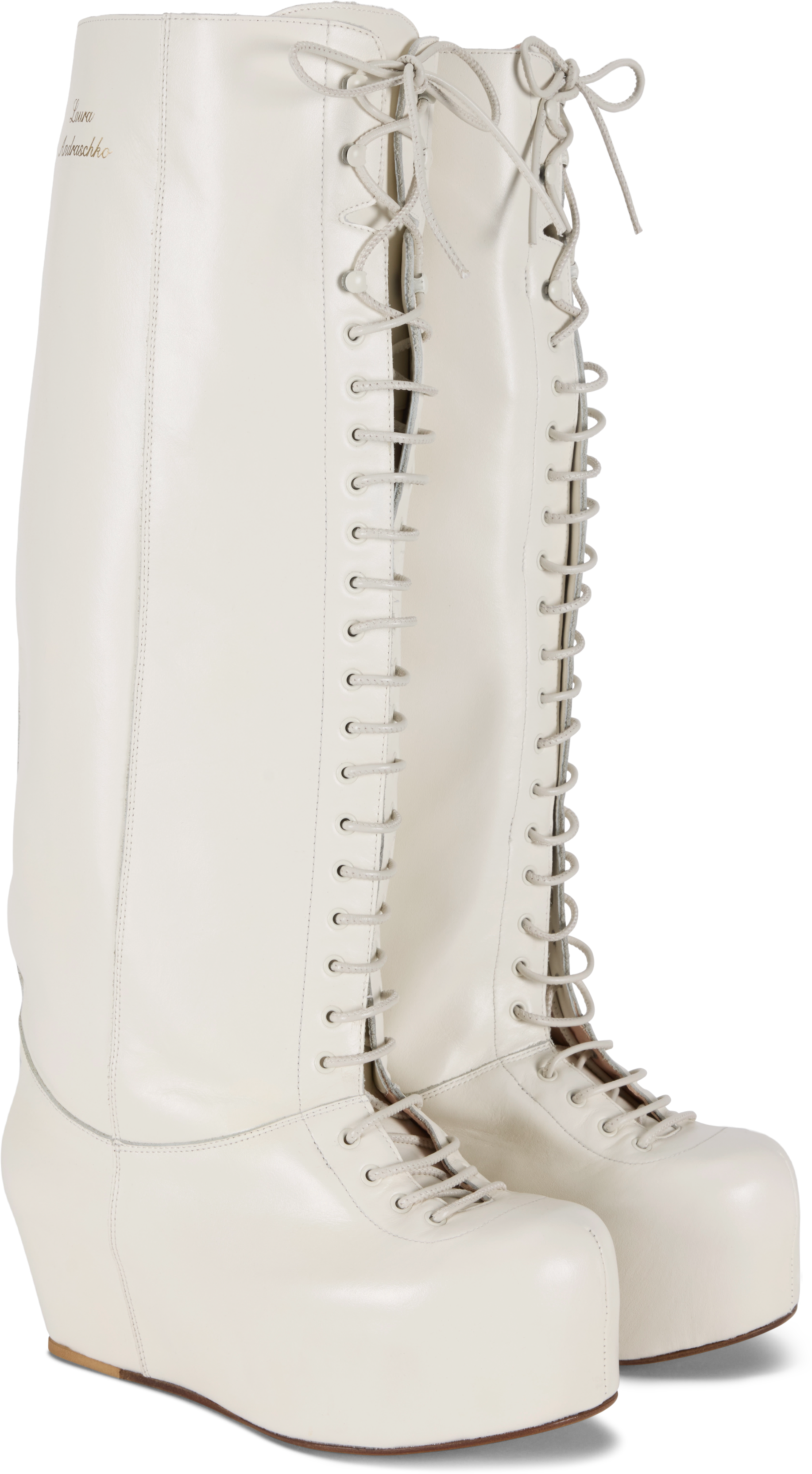 Laura Andraschko Ice Skate Tall Boots