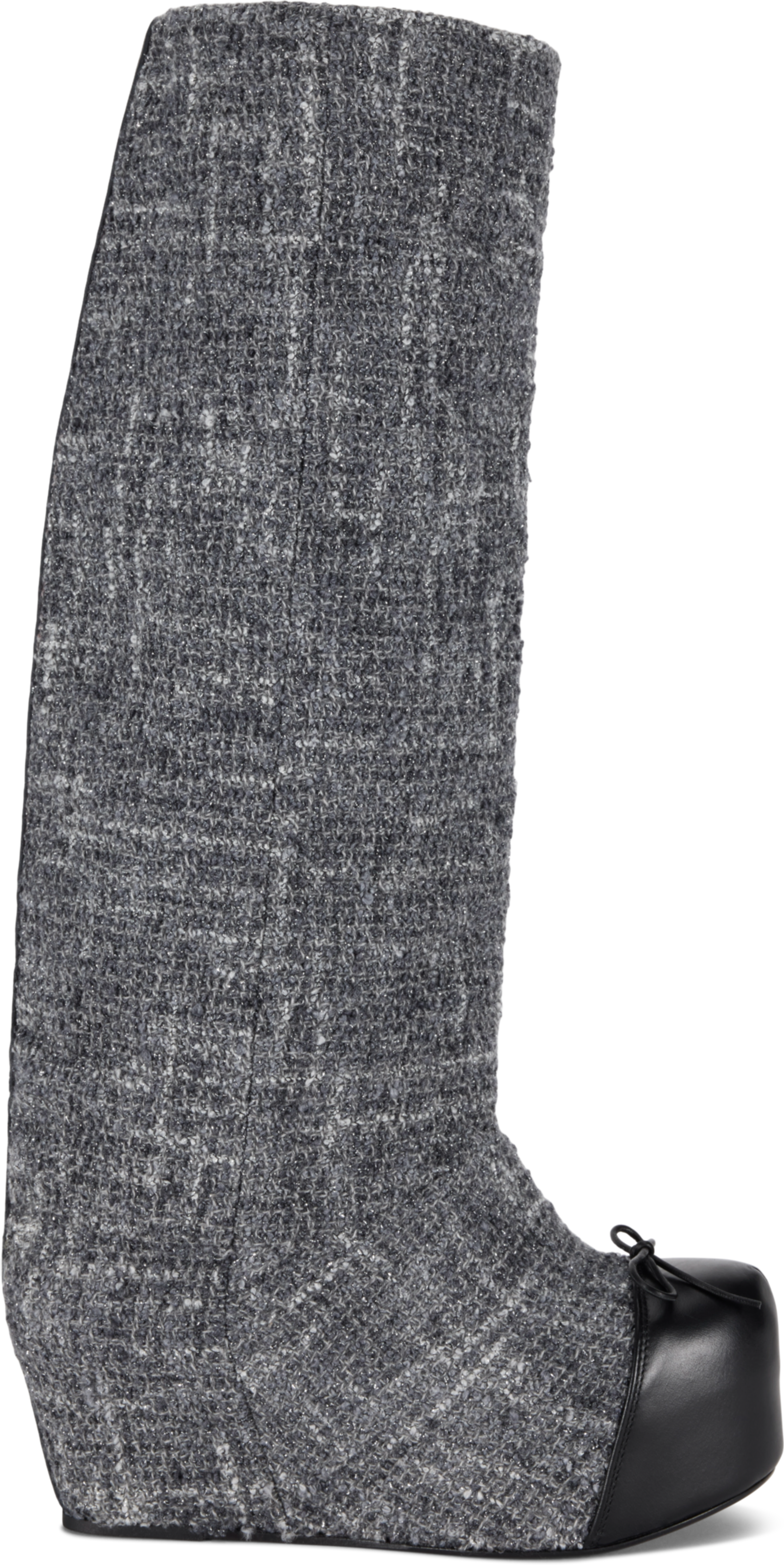 Laura Andraschko Tweed Riding Ballerina Tall Boots