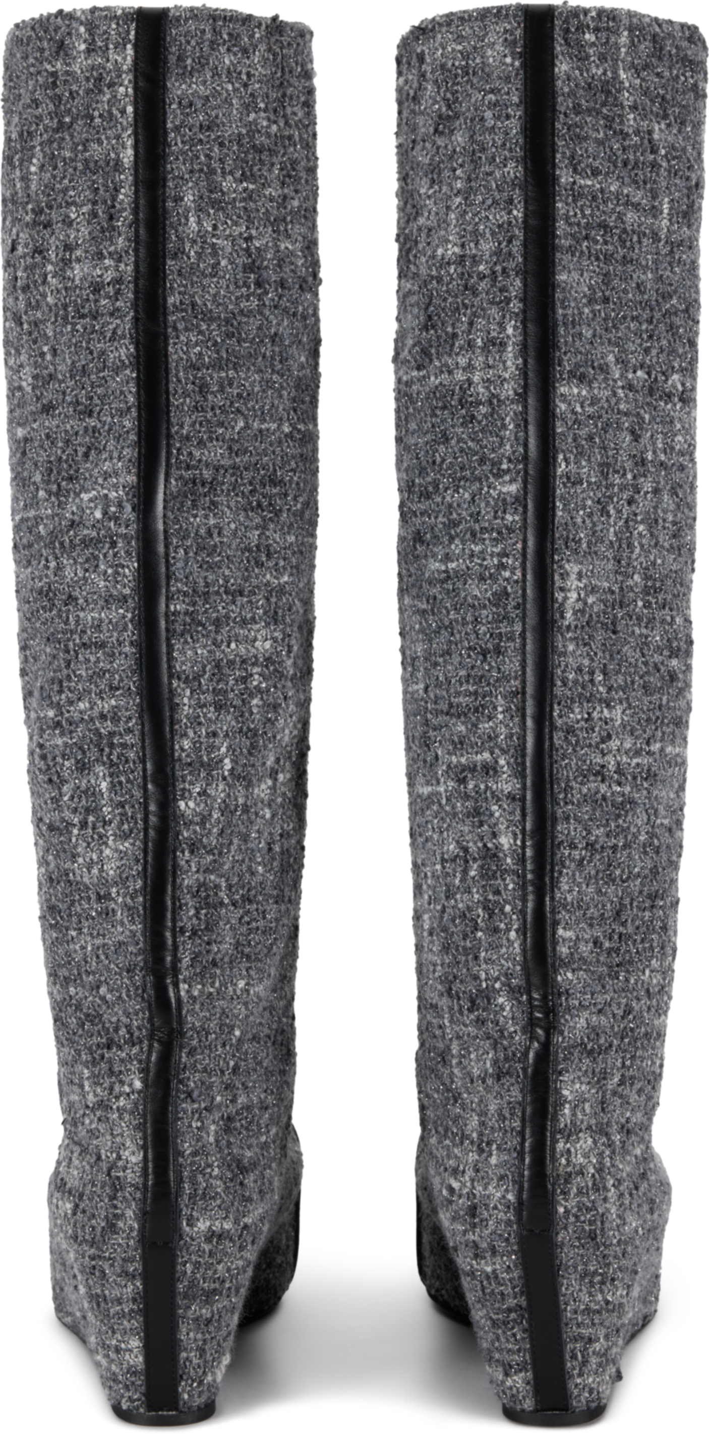 Laura Andraschko Tweed Riding Ballerina Tall Boots