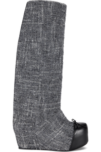 Picture of Tweed Riding Ballerina Tall Boots