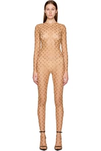 Picture of Couture Recycled Moon Strass Jersey Catsuit