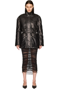 Picture of Leather Puffer Jacket