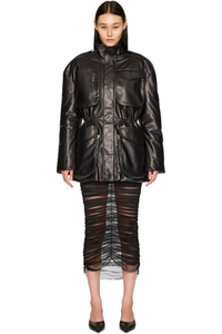 Picture of Leather Puffer Jacket