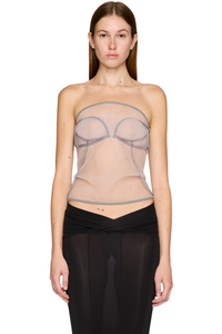 Picture of Upside Down Pleated Bra Top