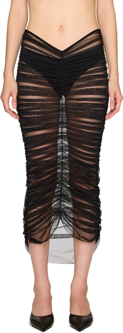 Nensi Dojaka Ruched Midi Skirt