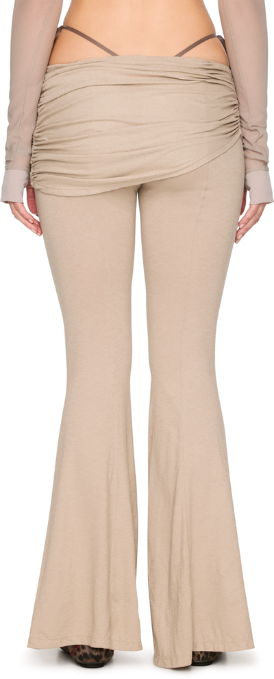 Rui G-String Skirt Layered Flared Trousers