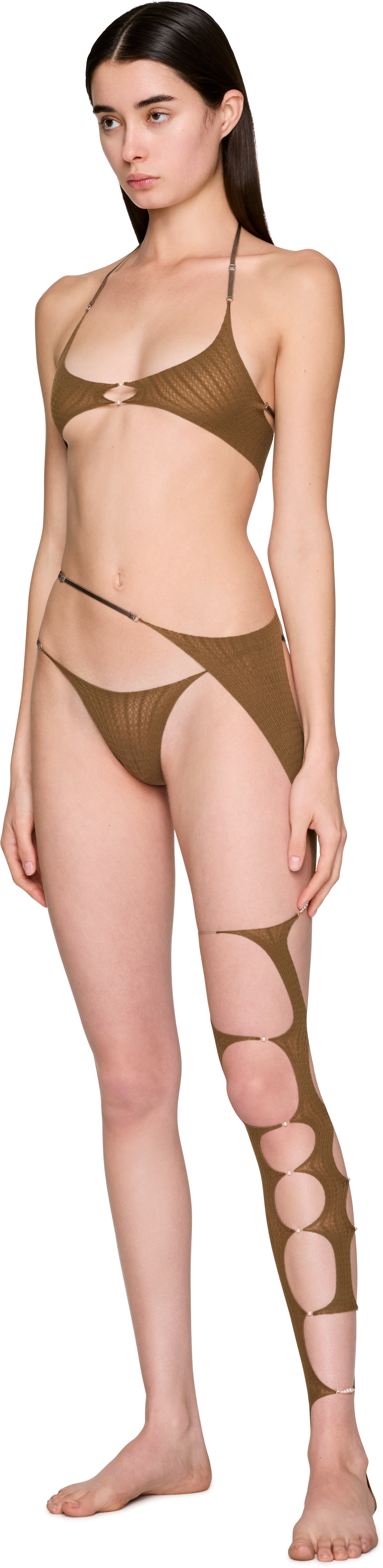 Rui Single Cut-Out Leg Stocking