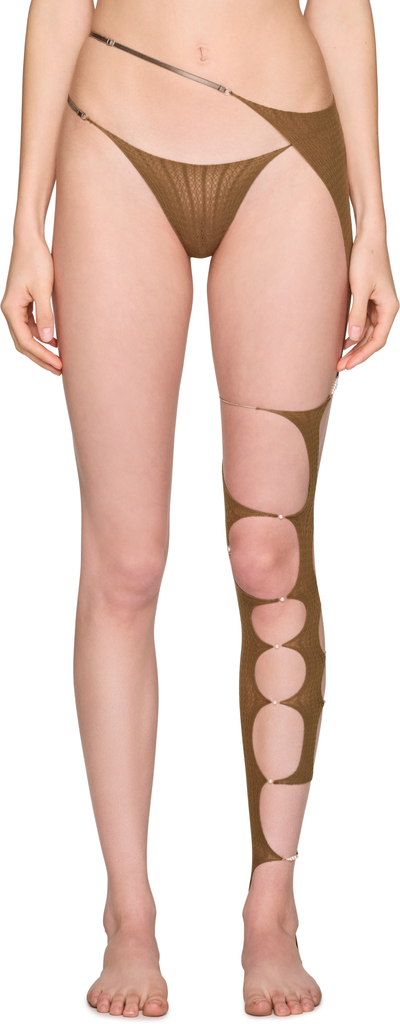 Rui Single Cut-Out Leg Stocking