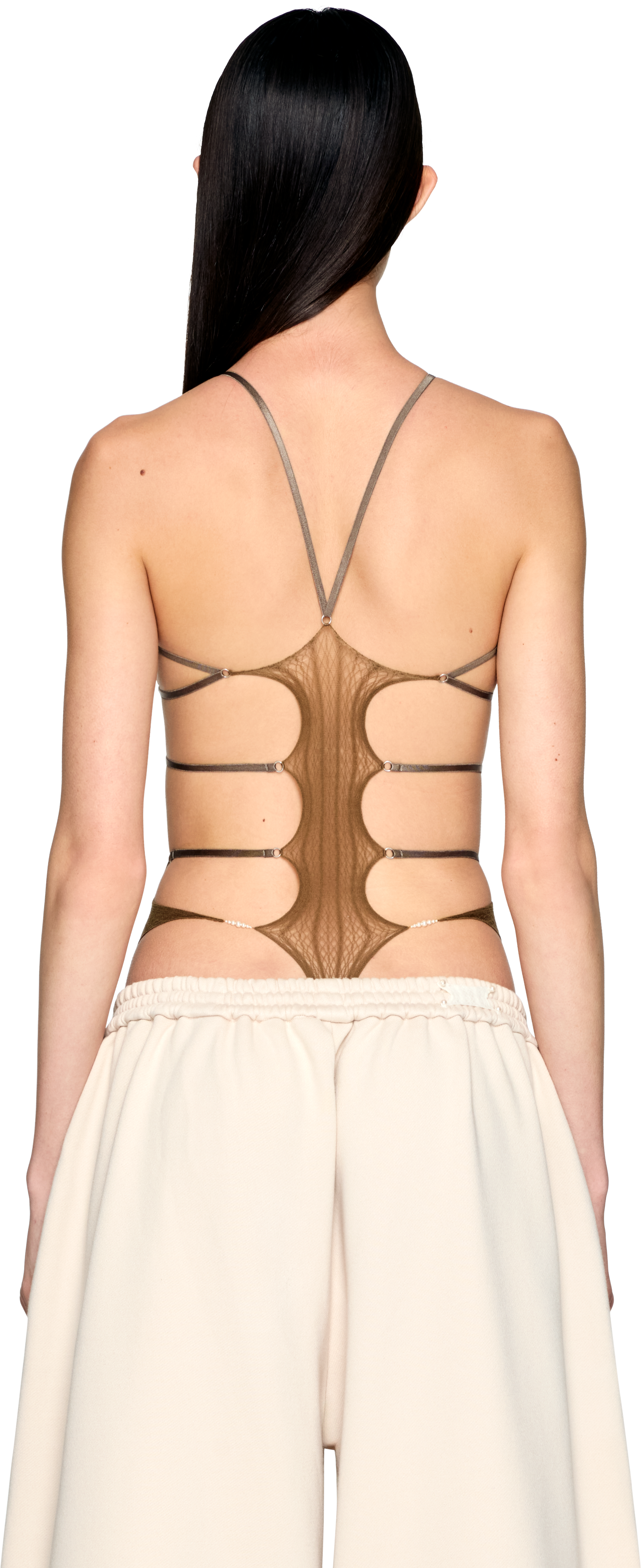 Rui Sheer String Bodysuit
