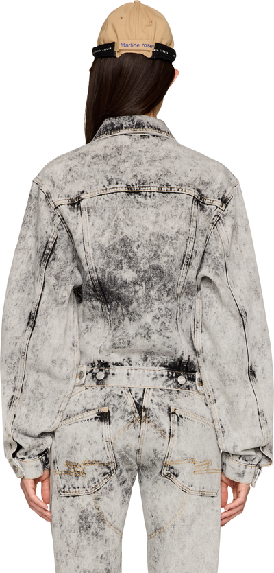 Martine Rose Zip Front Denim Jacket
