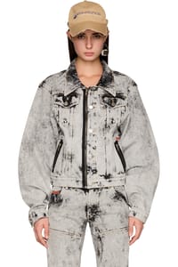 Picture of Zip Front Denim Jacket