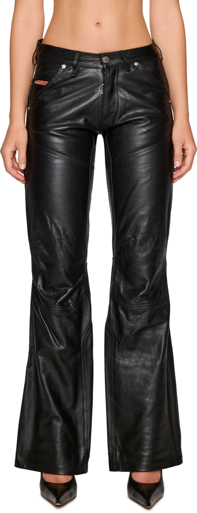 Martine Rose Boot Cut Utility Leather Trousers