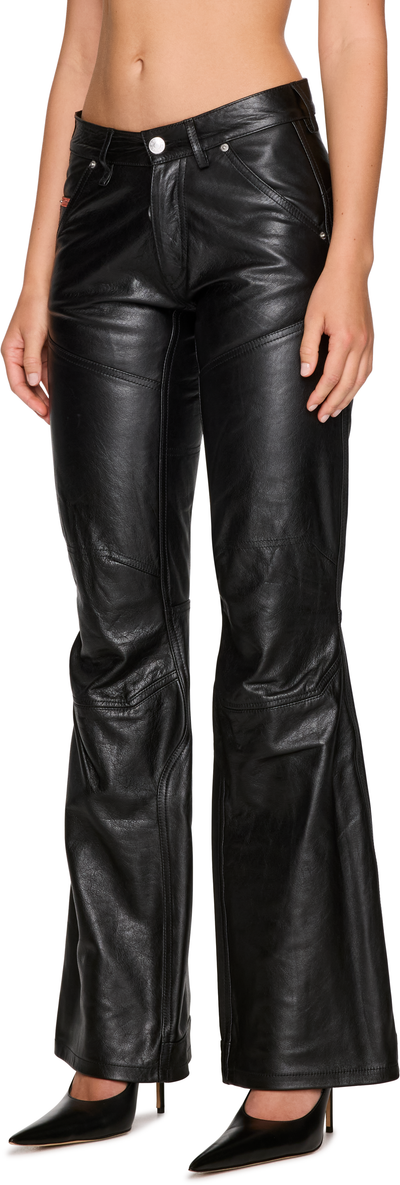 Martine Rose Boot Cut Utility Leather Trousers