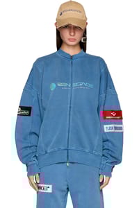 Picture of Zip Up Crew Sweatshirt
