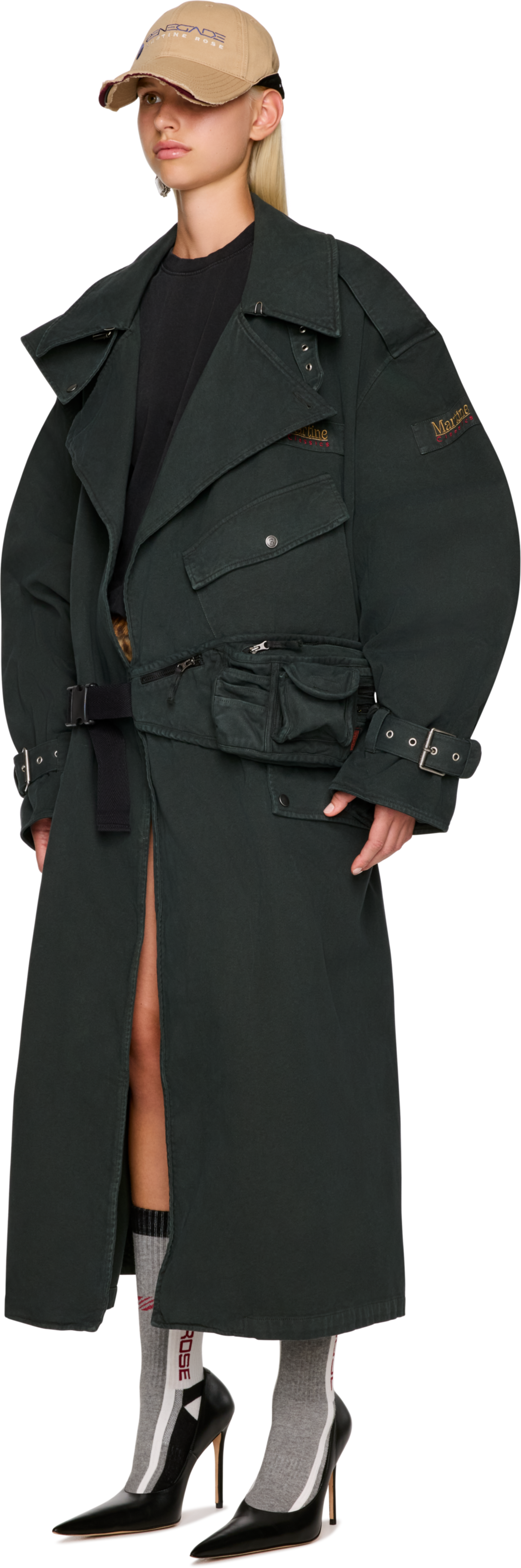 Martine Rose Bumbag Trench Coat