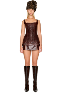 Picture of SMK Leather Mini Dress