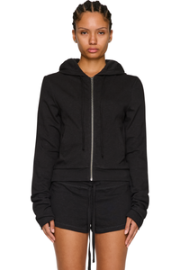 Picture of Lightweight Cropped Zip-Up Hoodie