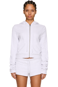 Picture of Lightweight Cropped Zip-Up Hoodie